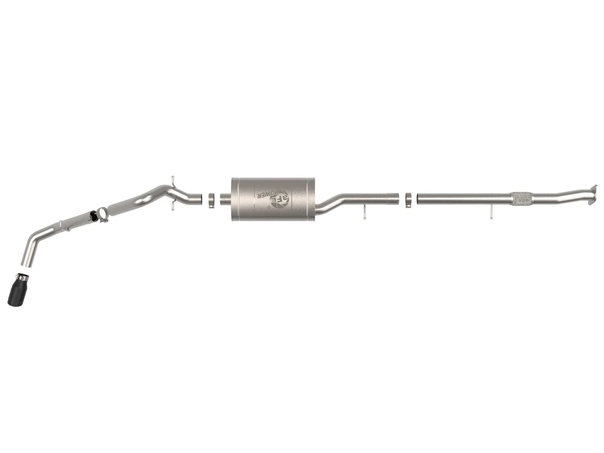 aFe Apollo GT Series 3in 409SS Cat-Back Ford Bronco 2021 L4 2.3L/V6 2.7L - Polished