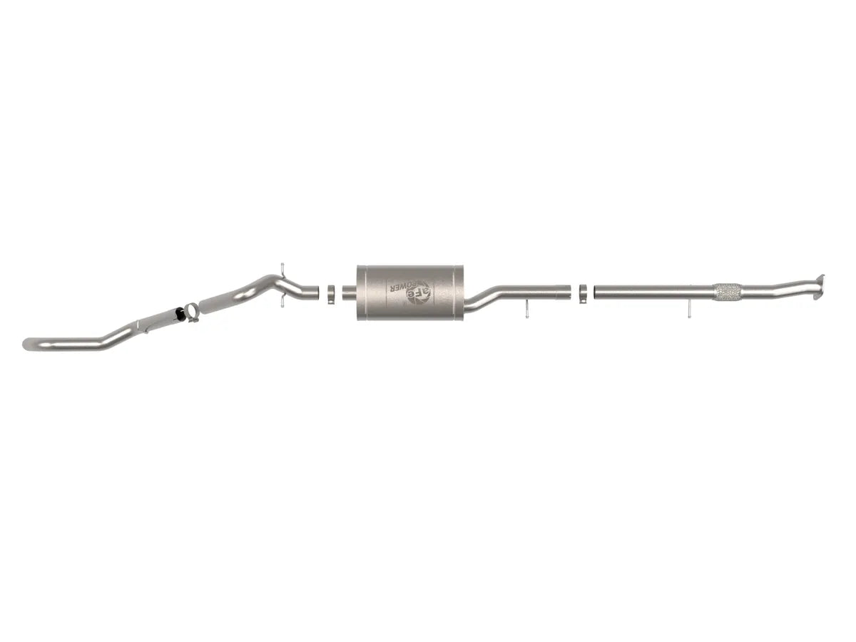 aFe Apollo GT Series 409 Stainless Steel Cat-Back Exhaust 2020 Jeep Gladiator 3.6L - Polished Tip