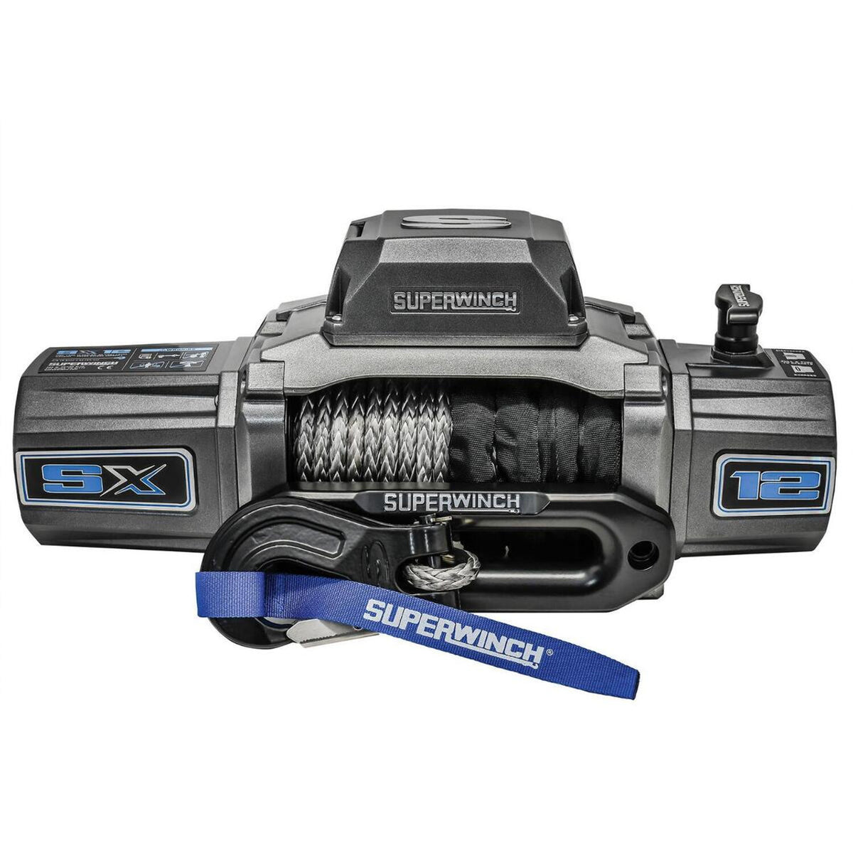 Super Winch SX12SR 12k - Synthetic Rope – Level Up Suspension