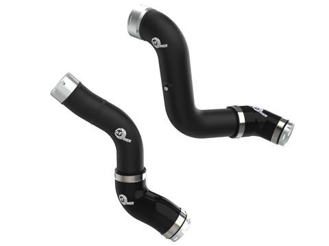 AFE Blade Runner Aluminum Hot and Cold Charge Pipe Kit Black [23+ Colorado/Canyon]