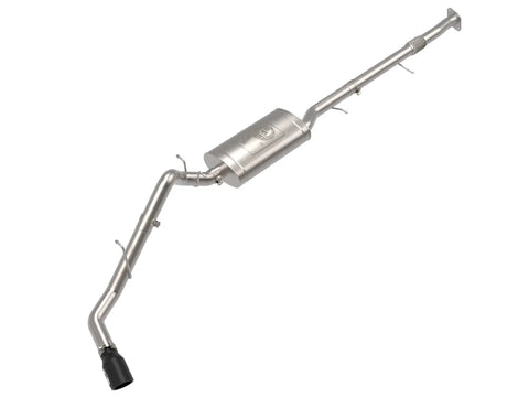 AFE Apollo GT Series 3 IN 409 Stainless Steel Cat-Back Exhaust System w/ Black Tip