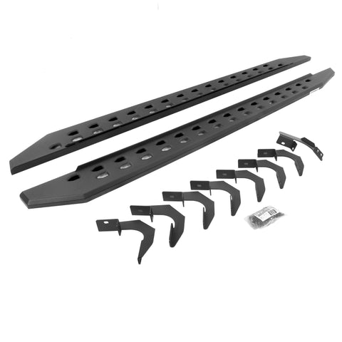 Go Rhino RB20 Slim Line Running Boards w/Mounting Brackets Kit