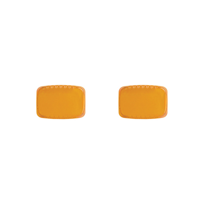 Rigid Amber Fog Cover - PAIR
