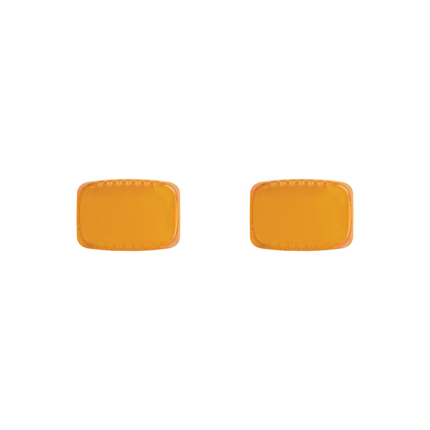 Rigid Amber Fog Cover - PAIR