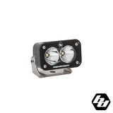 Baja Designs S2 Sport Black LED Auxiliary Light Pod [Clear]