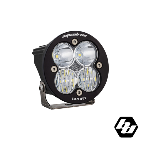 Baja Designs Squadron-R Sport Black LED Auxiliary Light Pod [Clear]