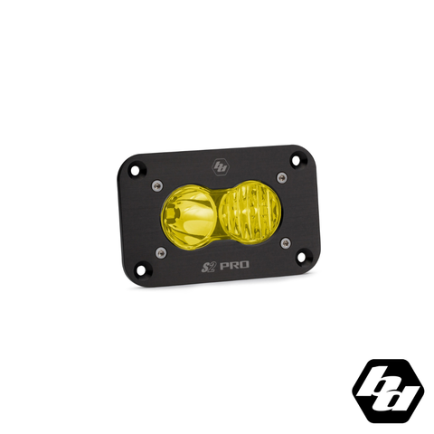 Baja Designs S2 Pro Black LED Auxiliary Light Pod [Amber]