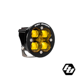 Baja Designs Squadron-R SAE Black LED Auxiliary Light Pod [Amber]