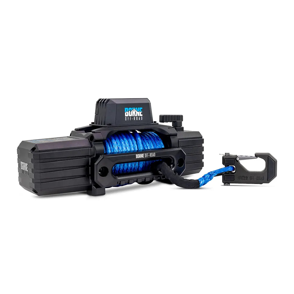 BORNE Offroad 10K Electric Winch - Synthetic Rope – Level Up Suspension