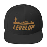 Level Up Landscape - Black & Brown Snap Back Hat