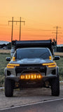 CHEVY COLORADO 23-26 Z-SERIES FULL LED PROJECTOR HEADLIGHTS BLACK W/ DRL SWITCH & INITIATION