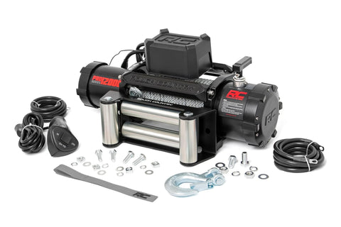 Rough Country 12000-Lb Pro Series Winch - Steel Cable