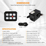 Auxbeam 6 Switch Panel