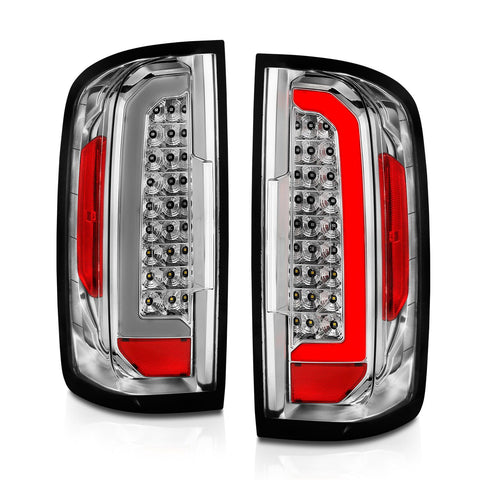 Anzo Full LED Rear Tailight Chrome Clear [15-22 Colorado]