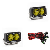 Baja Designs S2 Pro Black LED Auxiliary Light Pod [Amber]