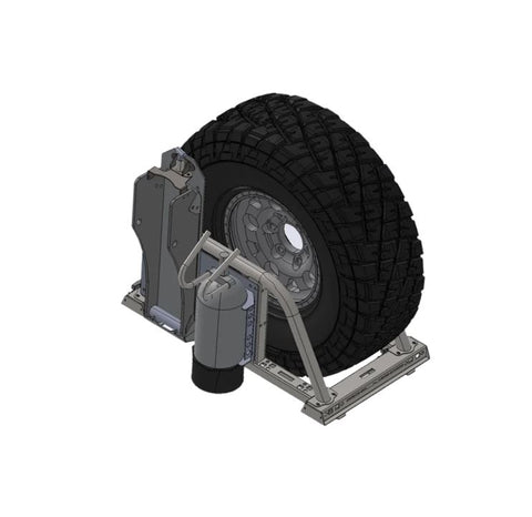 Foutz Single Tire Carrier Quick Release Modular Bed Organizer