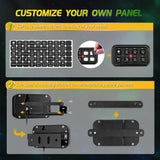 Auxbeam 8 Switch Panel +Bluetooth