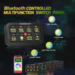 Auxbeam 8 Switch Panel +Bluetooth