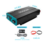 Reonogy 2000W 12V Pure Sine Wave Inverter