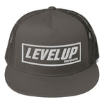 GREY & WHITE MESH SNAPBACK